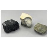 Three Distinct Rock Samples