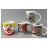 Ringling Bros. Circus 4pcs Mug Set