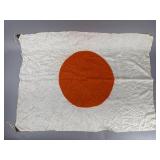 WWII Japanese Rayon Hinomaru Flag