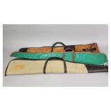 Leather & Cloth Long Gun Cases - Qty 3