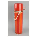 Vintage King-Seeley Thermos Red Piano Stripe