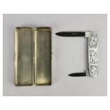 Omega Signed Joseph Feist Solingen Pocket Knife