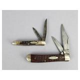 Case XX 6207 & 5227 Double Blade Pocket Knives