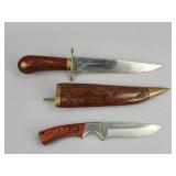 2 Fixed Blade Knives
