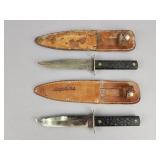 Pair Of Imperial USA Fixed Blade Knives