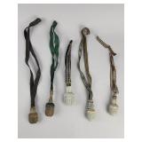 5 Vintage Military Sword Portepees