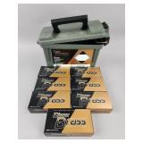 Brass Blazer 9mm Ammo in Matching Can 350 Rounds