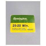 Remington .25-20 Win. Ammunition 50 Rounds