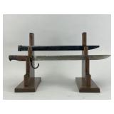Unmarked Japanese Style Bayonet with Scabbard