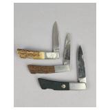3 Gerber Portland Folding Knives