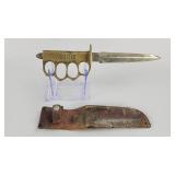 U.S Model 1918 Mark Trench Knife Au Lion w/ Sheath