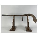 African Ingessana Engraved Throwing Knife - Sudan