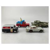 Four Vintage Corgi Die-Cast Vehicles
