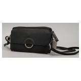 Bueno Black Organizer Crossbody Wallet