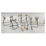 Group of Twisted-Wire Display Easels