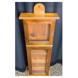Rustic Pine Two-Door Wall Cabinet