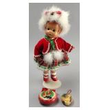 Holiday EffanBee Doll & 2 Ornaments,Vintage Disney