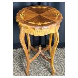 Louis XV-Style Marquetry Side Table