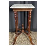 Late Victorian Marble-Top Parlor Stand