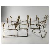 Six Twisted-Wire Tabletop Display Easels