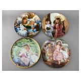 Four Sandra Kuck Reco Collector Plates