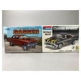 Two Chevrolet Scale Model Kits