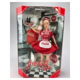 1998 Mattel Coca-Cola Barbie Doll, Boxed