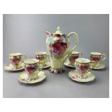 R.S. Prussia Porcelain Chocolate Set