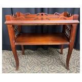 Chippendale-Style Two-Tier Tea Table