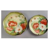 2 Pieces Bavaria Floral Porcelain Circa 1902-1920