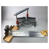 Craftsman & Stanley Miter Saw Tool Lot