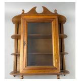 Victorian Hanging Curio Cabinet