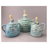 Japanese Crinoline Lady Tea Set