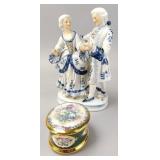 Porcelain Couple & Lena Liu Music Box