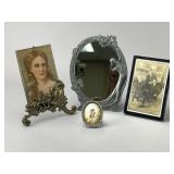 Antique Frames, Mirror & Rodeheaver Photo
