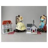 Barbie Figures & LED Holiday Miniatures