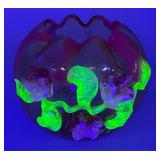 Stevens & Williams Uranium Glass Bowl