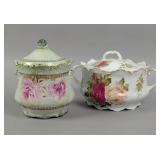 Rosenthal Porcelain Tureen & Nippon Biscuit Jar