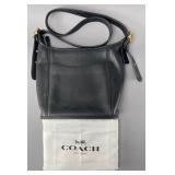 Coach Black Leather Shoulder Bag