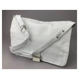 Kenneth Cole White Leather Crossbody Bag