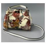 Floral Leather Handbag