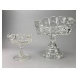 Clear Glass Compote Dishes