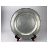 Round Pewter Plate