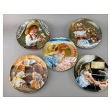 Five Sandra Kuck Reco Collector Plates