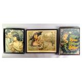 Three Vintage Framed Lithograph Prints