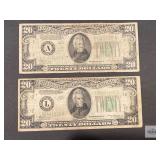 1934 $20 Bills