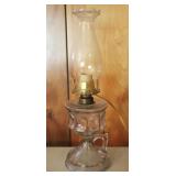 Electrified Vintage Finger Oil Lamp