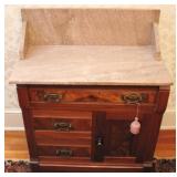Marble-Top Wash Stand