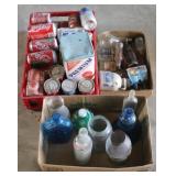3 Boxes of Vintage Glass Bottles