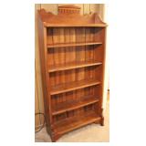 Victorian Carved Open Front Bookshelf